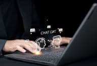 ChatGPT-Gespräch mit künstlicher Intelligenz.