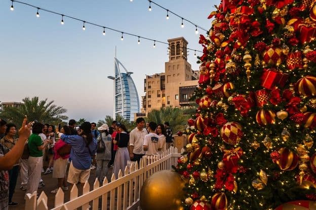 Festlicher Markt im Madinat Jumeirah.