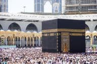 Mekka, Saudi-Arabien und die Kaaba.