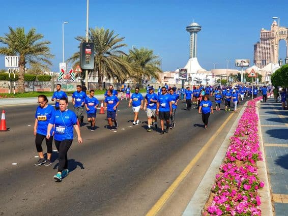 ADNOC Marathon 2018, Abu Dhabi, Vereinigte Arabische Emirate.