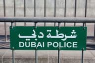 Dubai Polizeisperre.