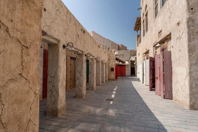 Dubais Altstadt mit traditionellem Haus