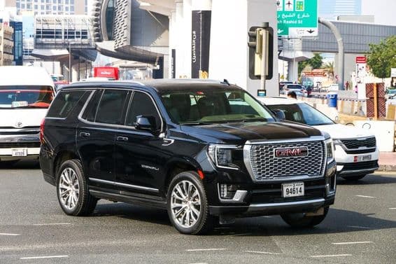 Amerikanisches Luxus-SUV, der GMC.