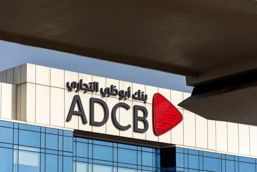 Abu Dhabi Commercial Bank (ADCB) in der Stadt Dubai.
