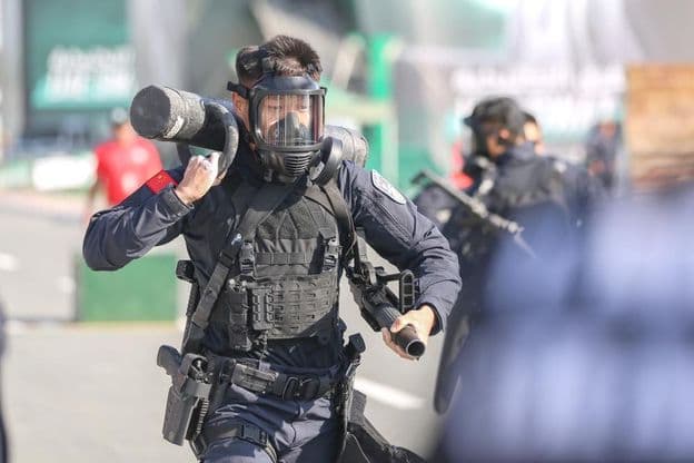 Vereinigte Arabische Emirate SWAT Challenge 2025 in Dubai.