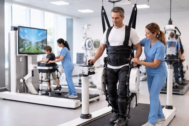 Heilung mit Unterstützung von Robotern.