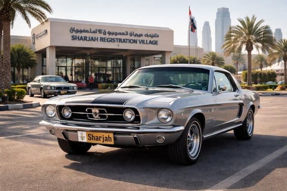 Klassischer Kennzeichenwechsel in Schardscha