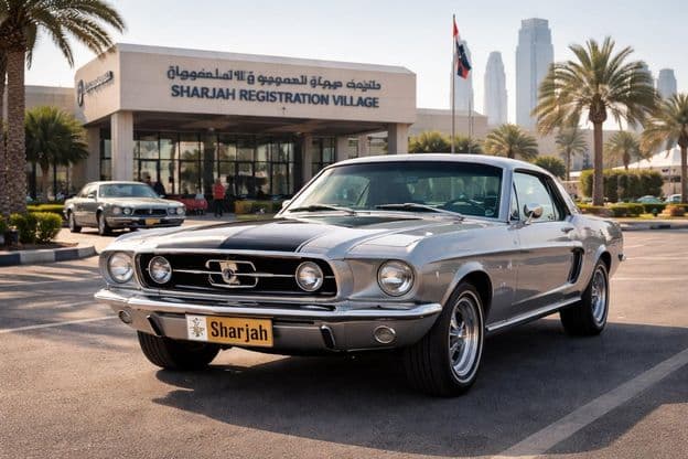 Klassischer Kennzeichenwechsel in Schardscha