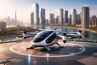 Sharjah Lufttaxi: eVTOL am Vertiport