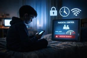 Kind und digitale Grenzen