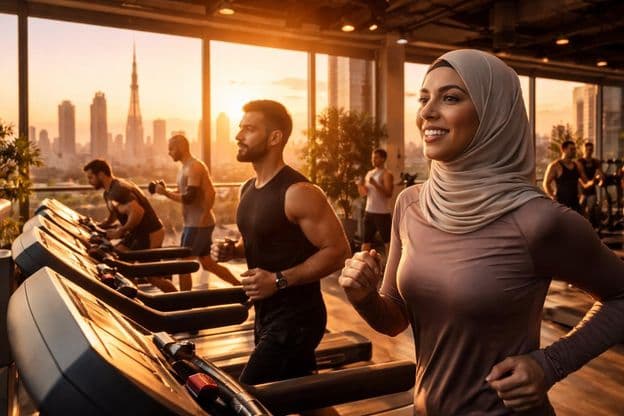 Goldene Stunde Workout in Dubai