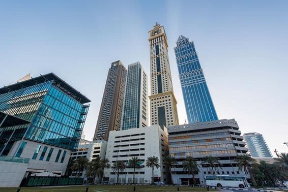 Der 'Big Ben'-Turm der Vereinigten Arabischen Emirate.