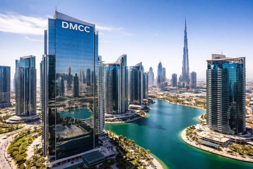 DMCC-Turm über Dubai.