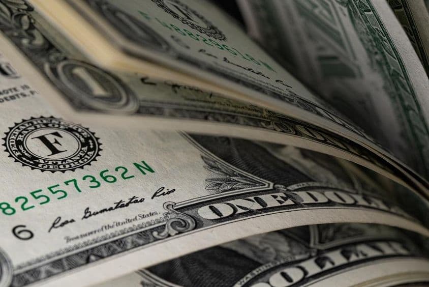 Der amerikanische Ein-Dollar-Schein