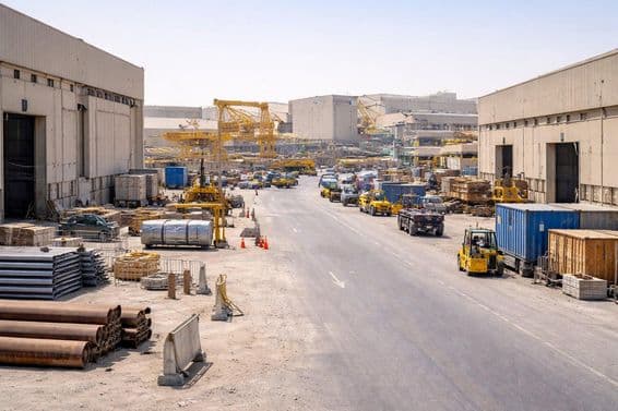 Industriegebiet von Abu Dhabi