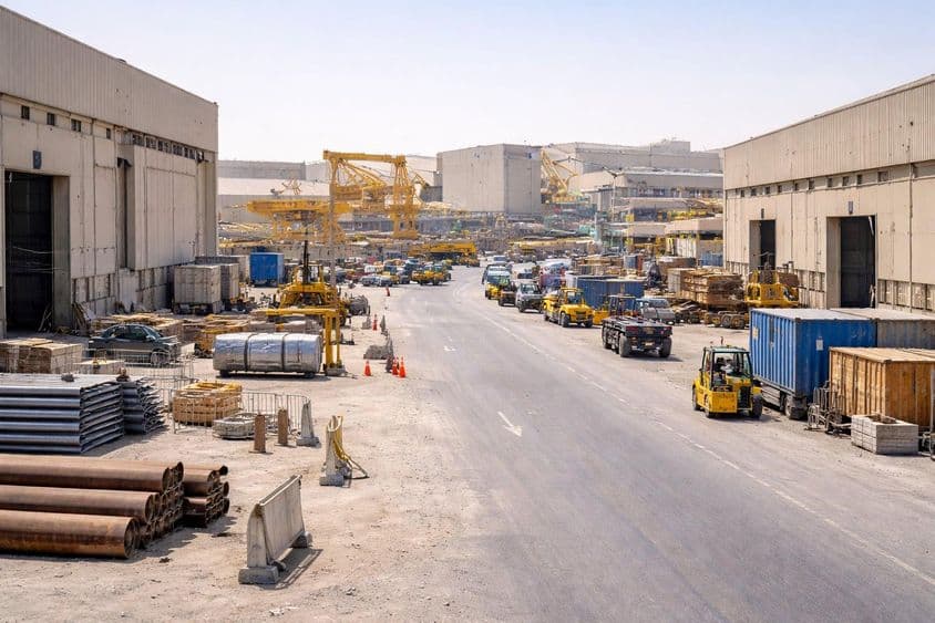 Industriegebiet von Abu Dhabi