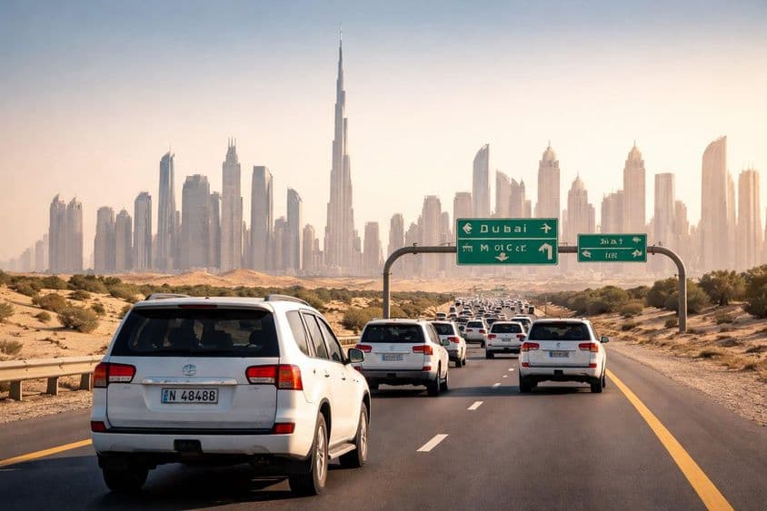 Nach Hause über Landweg zurückkehren
