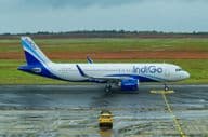 IndiGo Airlines Airbus A320 Flugzeug.