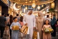 Eid-Einkauf Dubai Atmosphäre.