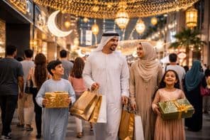 Eid-Einkauf Dubai Atmosphäre.