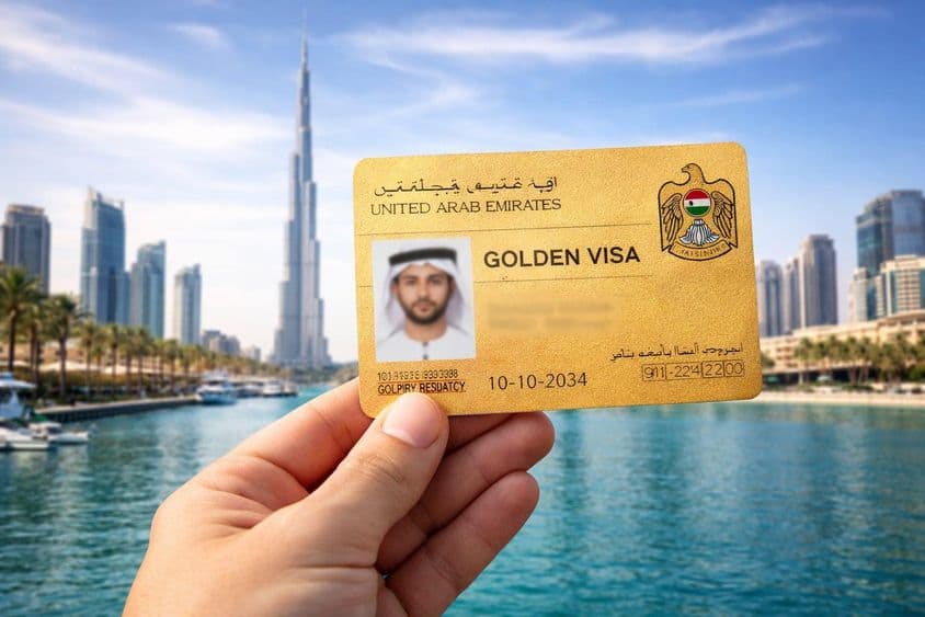 Dubai Goldenes Visa Karte