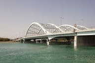 Al Maqta Brücke in Abu Dhabi, Vereinigte Arabische Emirate
