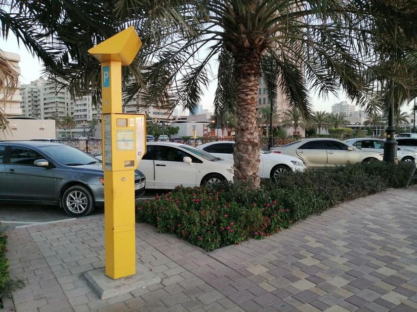 Parkuhr der Gemeinde Sharjah.