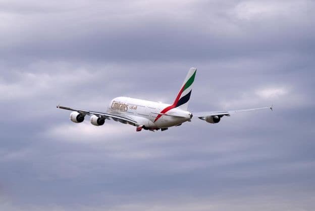 Der Emirates Airbus A380