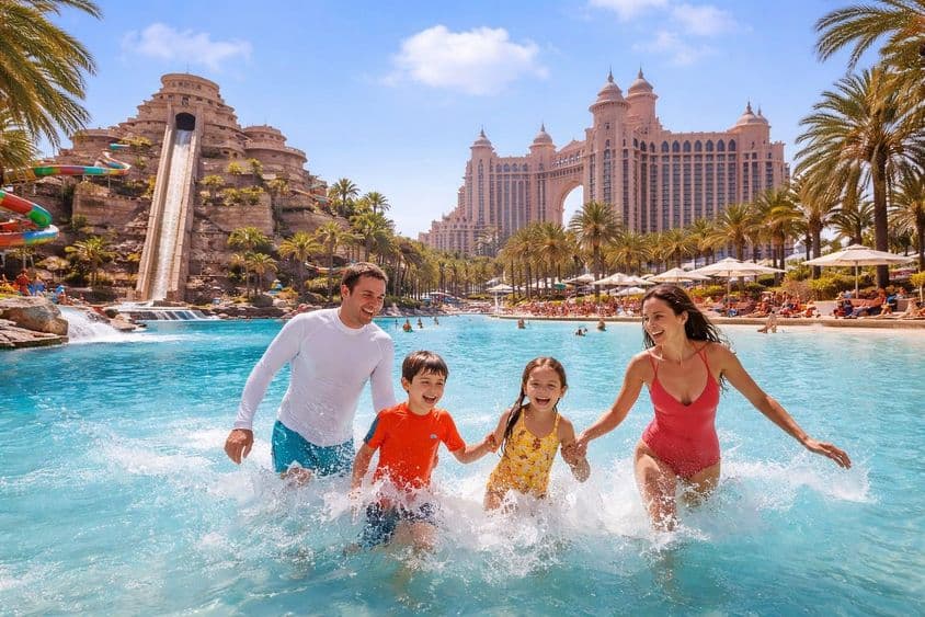 Dubai Wasserpark Familienerlebnis