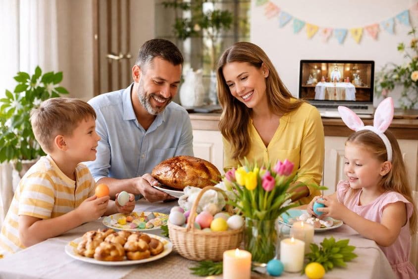 Ostern zu Hause mit Dubai-Ambiente