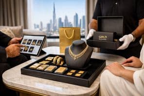 Luxus-Gold-Hauslieferung