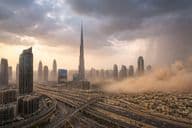 Dubai Ruhe vor einem Sturm
