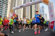 Der Dubai Run ist das weltweit größte Gemeinschafts-Laufevent, Vereinigte Arabische Emirate