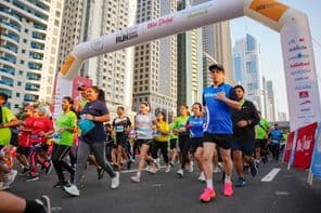 Der Dubai Run ist das weltweit größte Gemeinschafts-Laufevent, Vereinigte Arabische Emirate