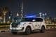 Dubai Polizeiauto bei Nacht