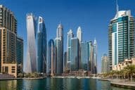 Dubai Hitze Stadtlandschaft