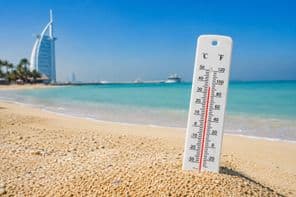 Dubai Küstenhitze-Warnung