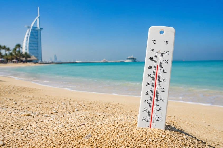 Dubai Küstenhitze-Warnung