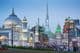 Global Village von der Seite