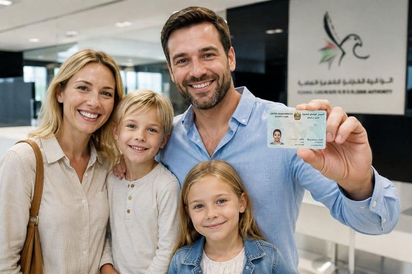 Dubai Familie mit goldenem Visum