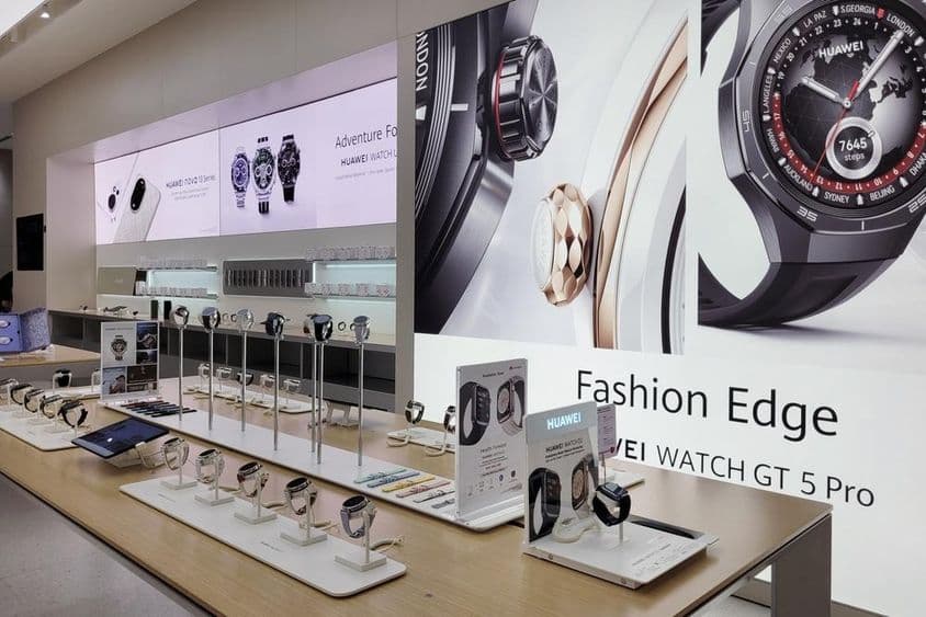 Innerhalb eines Huawei Ladengeschäfts