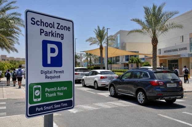 Digitales Schule-Parken