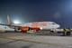 Ein startbereites Flugzeug der Air India Express