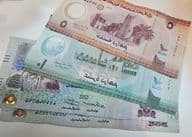 Vereinigte Arabische Emirate Dirham Papiergeldscheine