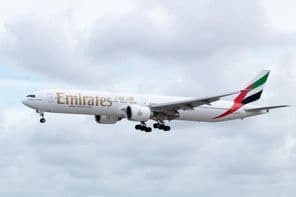 Eine Emirates Boeing 777-31HER