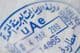 Einreisestempel der Vereinigten Arabischen Emirate