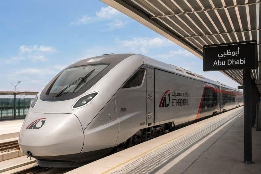 Start der Etihad Rail
