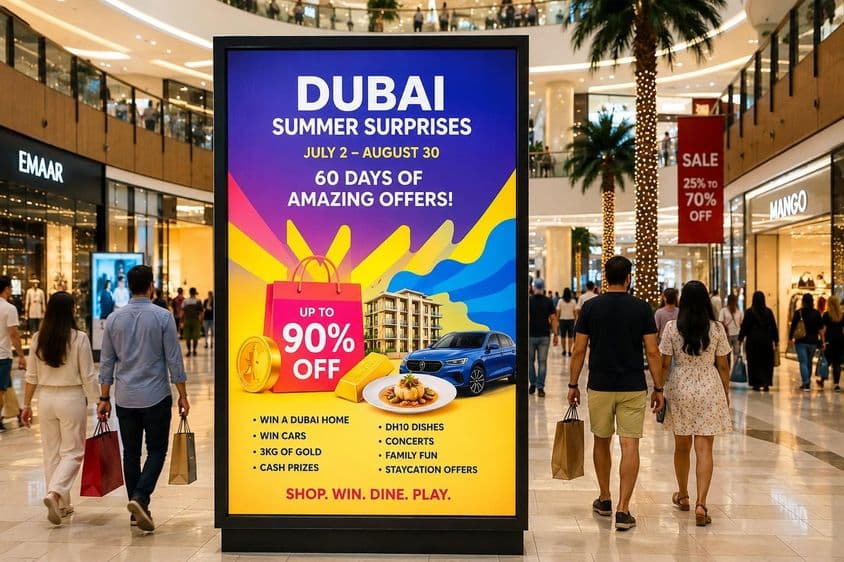 Dubai Sommer Einkauferlebnis