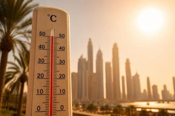 Beginn des Sommerhitze-Peaks in Dubai