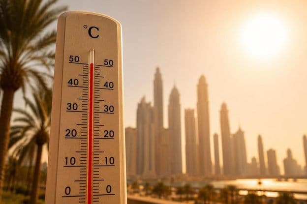 Beginn des Sommerhitze-Peaks in Dubai